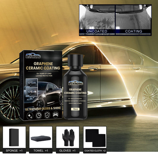 Fifuroes Graphene Ceramic Coating, Super Water Plating Crystal Coating Waterproof Coating Sealing Glaze Maintenance Car Paint