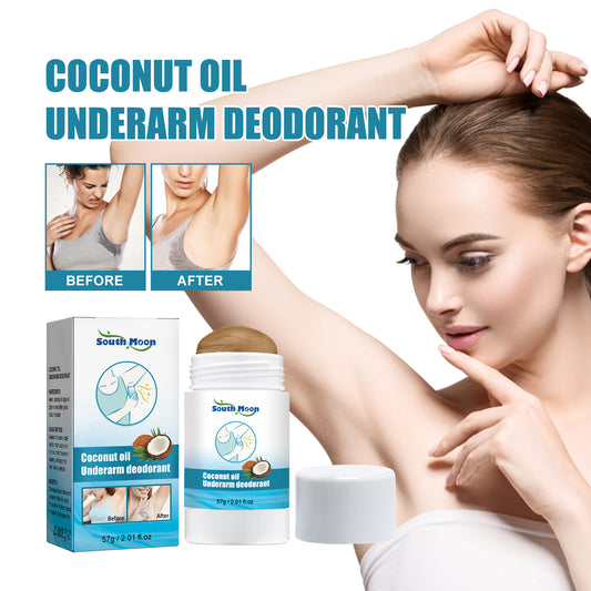 Fifuroes Coconut Oil Underarm Deodorant, Lighten Underarm Odor Refreshing And Fragrance Antiperspirant Cream