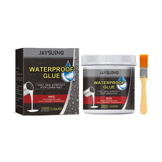 Fifuroes Waterproof Glue, Bathroom Kitchen Plumbing Multi-Functional Repair Leak-Proof Transparent Waterproof Wall Paint