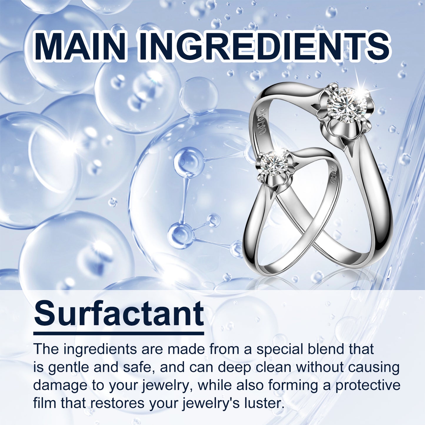 Fifuroes Jewelry Cleaner Necklace Jewelry Gold Jewelry Blackening Stain Antioxidant Maintenance Cleaner