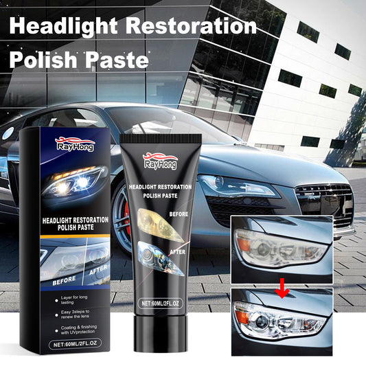 Fifuroes Headlight Polishing Paste Automotive Headlight Care Scratch Cleaning Refurbished Polishing Paste