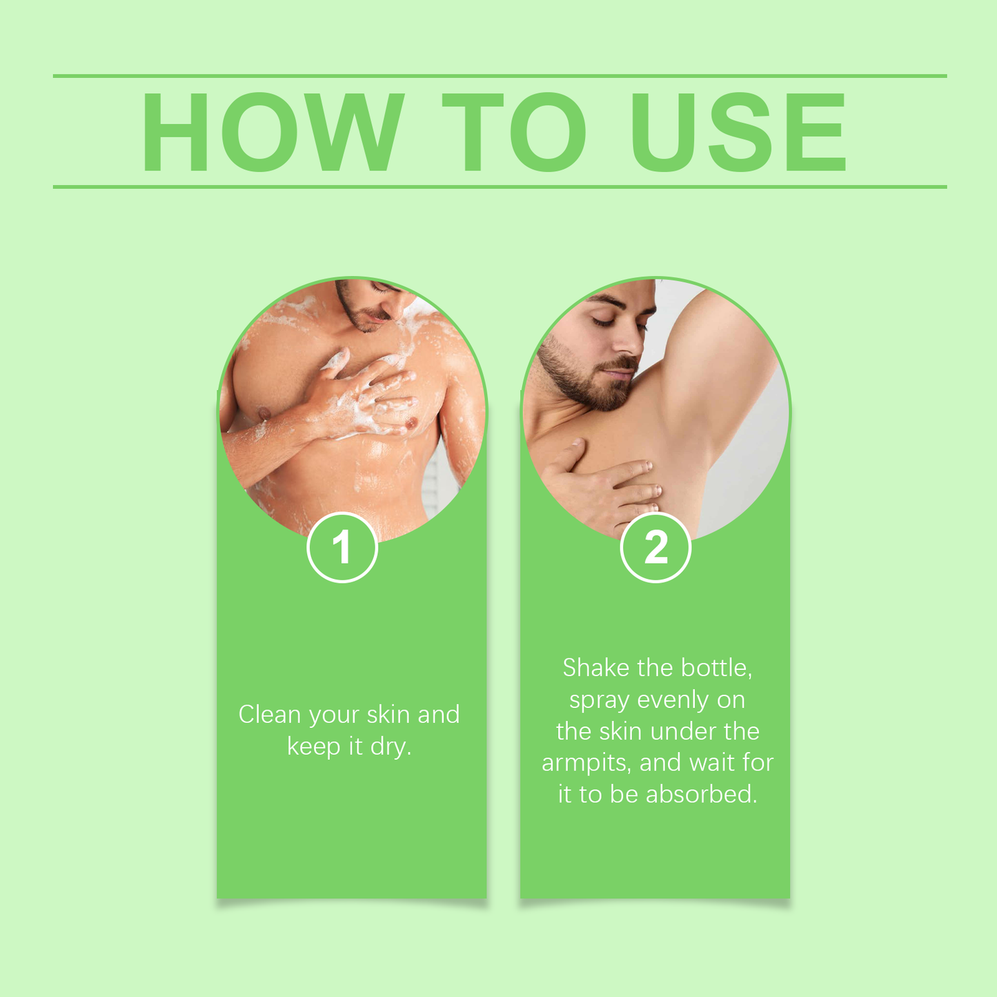 Fifuroes Underarm Treatment Spray, Lasting Fragrance Improve Body Odor Underarm Odor Clean And Moisturizing Body Care