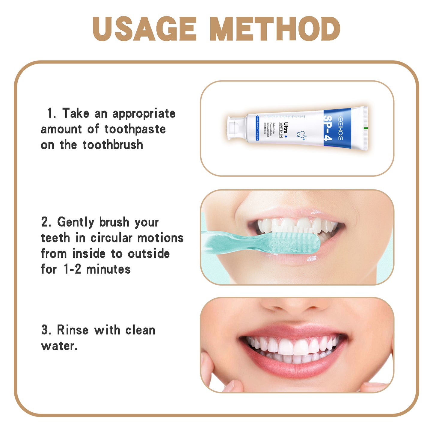 Fifuroes Fresh Breath Toothpaste Cleans Teeth Odor Care For Mouth Daily Whitening And Moisturizing Toothpaste