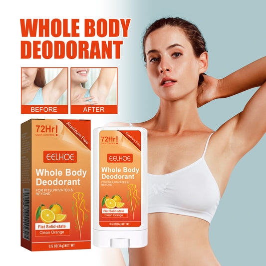 Fifuroes  Body Care Stick, Summer Refreshing Anti-Perspirant Clean Armpit Odor Long-Lasting Portable Deodorant Stick
