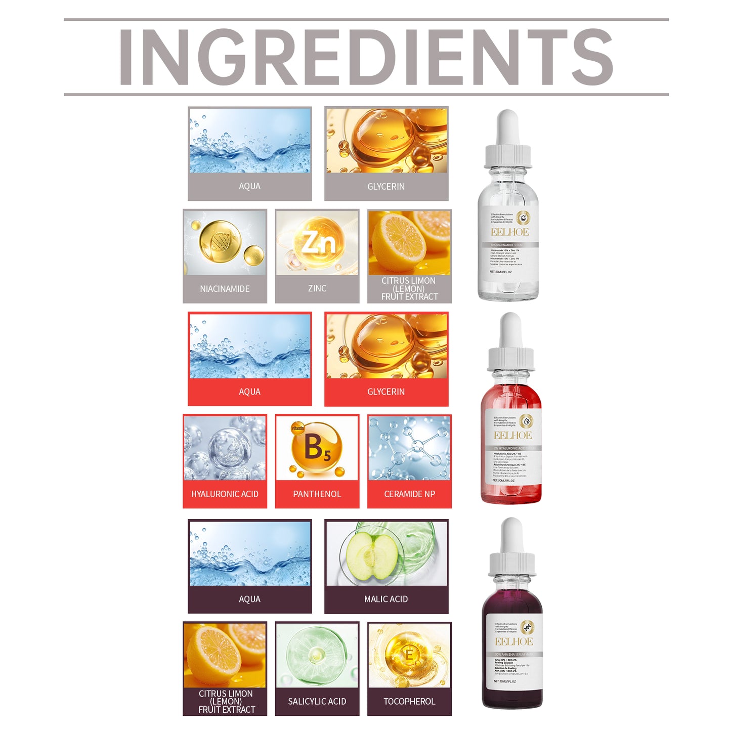 Fifuroes Acne Set Facial Cleansing Acne Repair Skin Whitening Acne Print Essence Mask Set