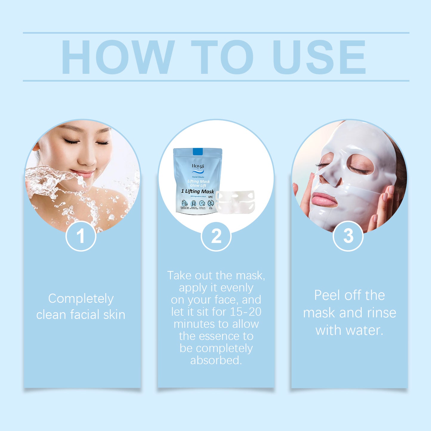 Fifuroes V Lift Mask, Collagen Nourishing Skin Firming, Moisturizing, Hydrating And Brightening Lifting Mask