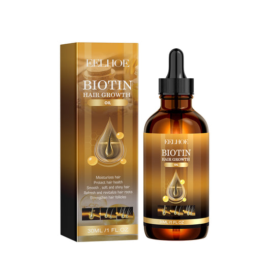 Fifuroes Biotin Hair Essential Oil Deeply Moisturizes And Improves Scalp Massage Treatment Soft Hair Essential Oil