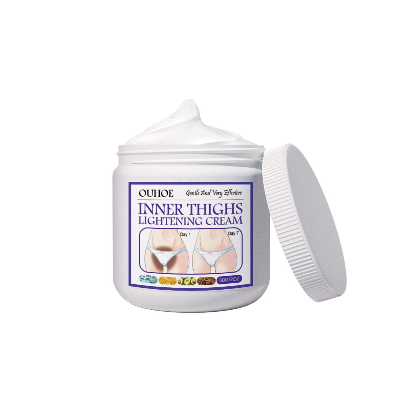 FifuroesThigh Beauty Cream, Brightening Inner Thighs, Hydrating And Moisturizing Skin, Cleansing And Caring Leg Beauty Cream