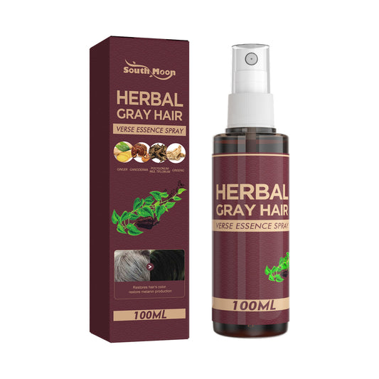 Fifuroes Herbal Black Hair Liquid Polygonum Multiflorum Herb Essence Moisturizing Black Hair Conditioner