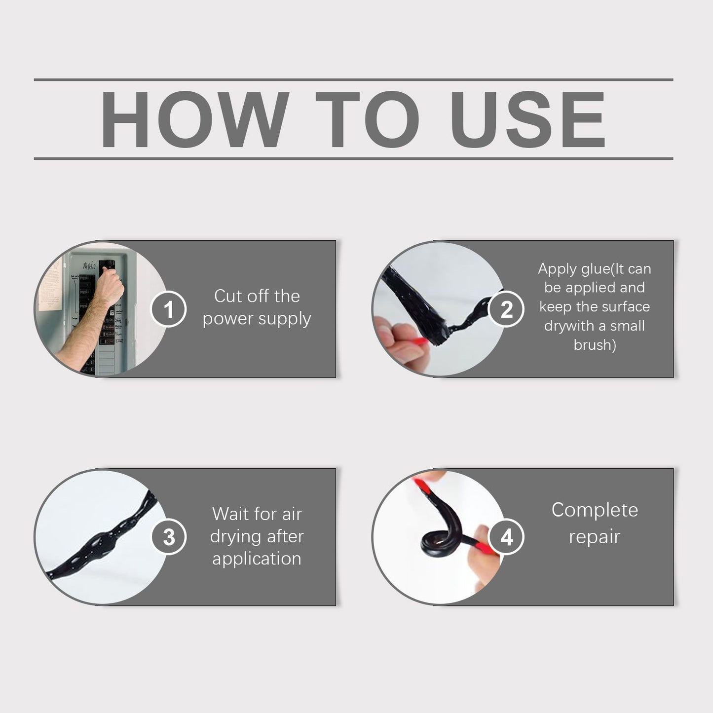 Fifuroes Liquid Electrical Tape, Waterproof Instead Of Heat Collection Tube Electrical Tape Liquid Tape Insulation