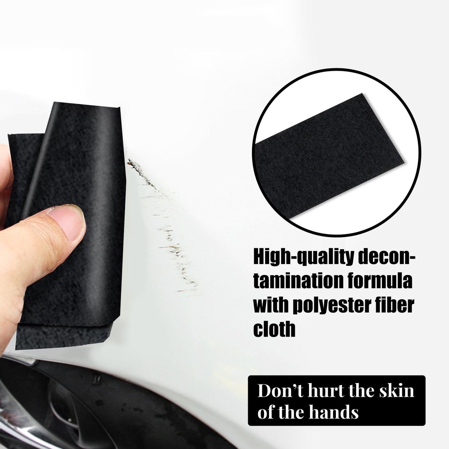 Fifuroes Car Scratch Remover Cloth, Nano Flash Cloth Car Scratches Water Stain Cleaning Scratches Care And Maintenance