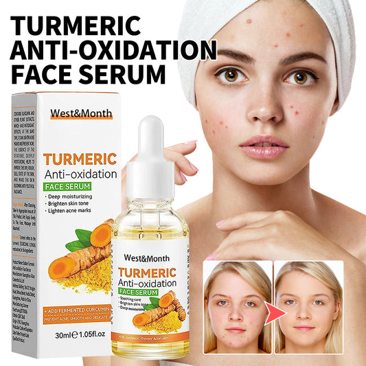 Fifuroes Turmeric Facial Essence, Moisturizing Lightening Spots, Acne Marks, Brightening Skin Essence