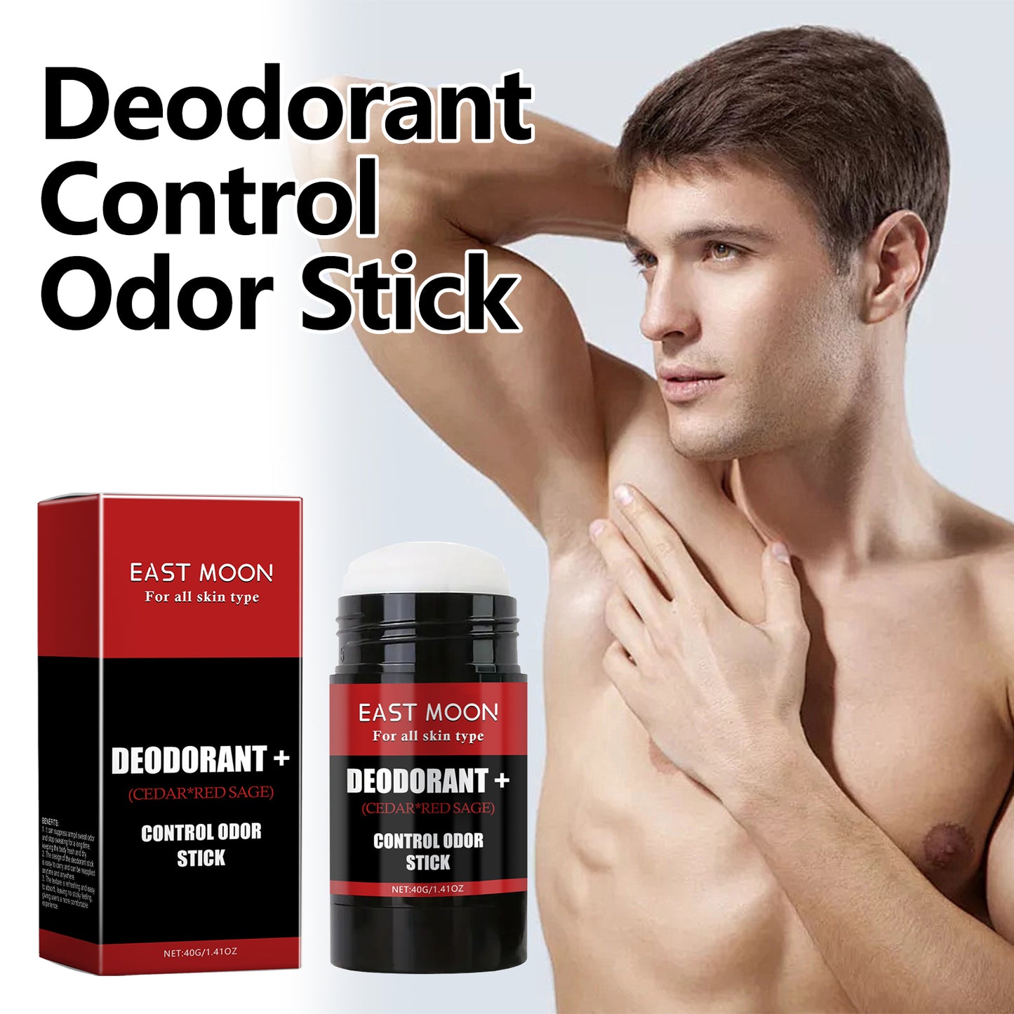 Fifuroes Control Odor Stick, Clean Armpit Odors Fresh And Long-Lasting Portable Body Stick