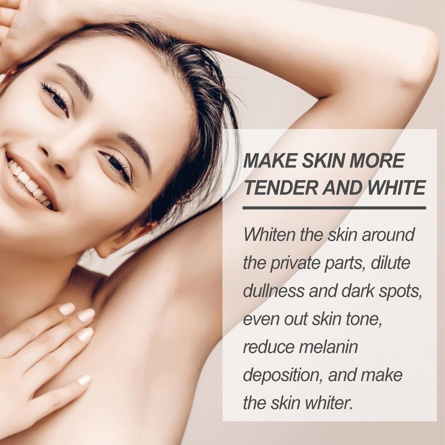 Fifuroes Beauty Suit, Lighten Armpit Joints Thighs Melanin Brightening Skin Brightening Moisturizing Cream