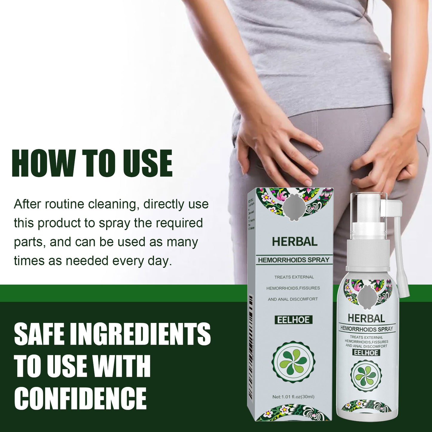 Fifuroes Herbal Treatment Spray Gently Pampers And Nourishes The Body Skin Topical Treatment Spray