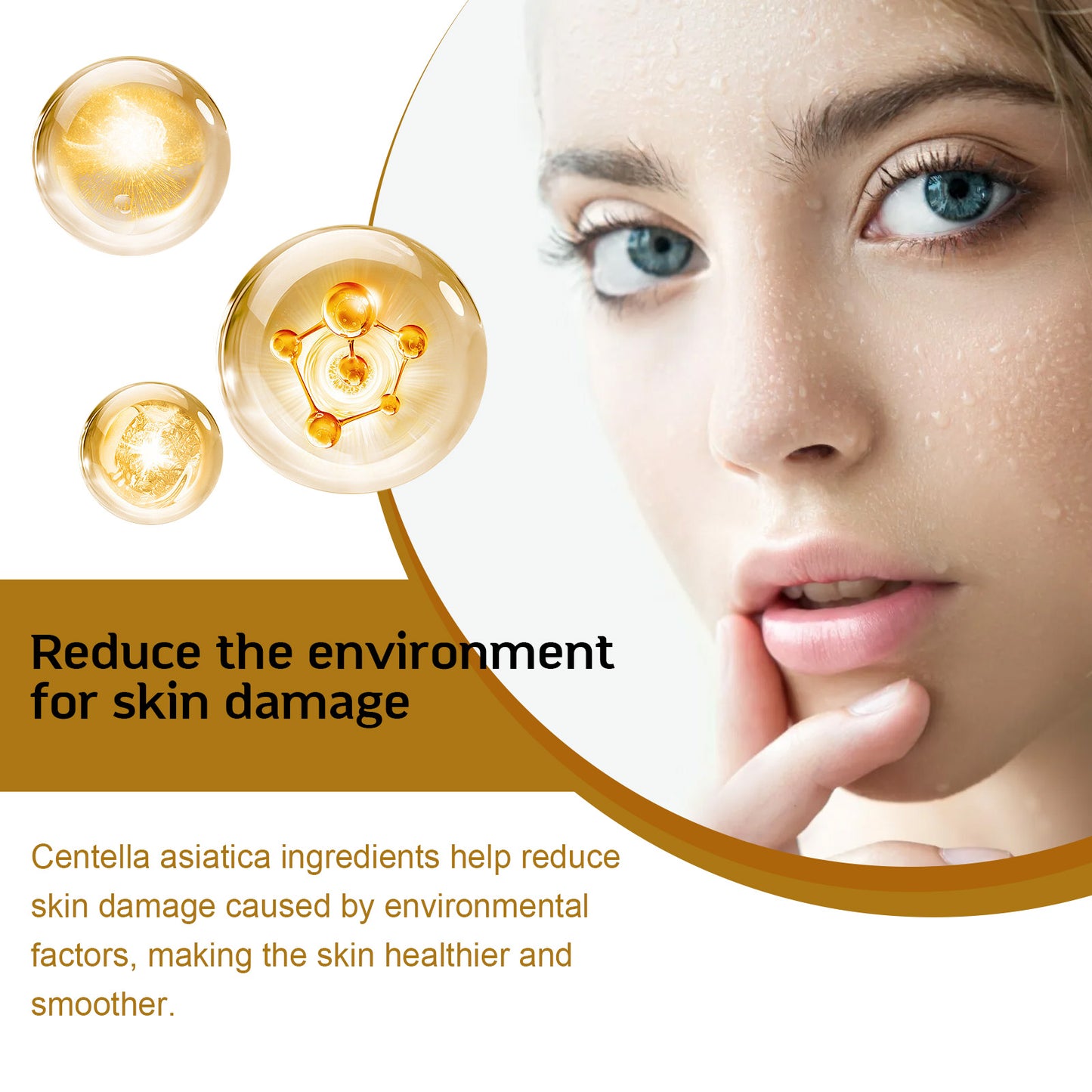 Fifuroes Centella Serum, Intensive Moisturizing Improve Dry Skin Smooth And Tender Skin Brighten Hydrating Essence