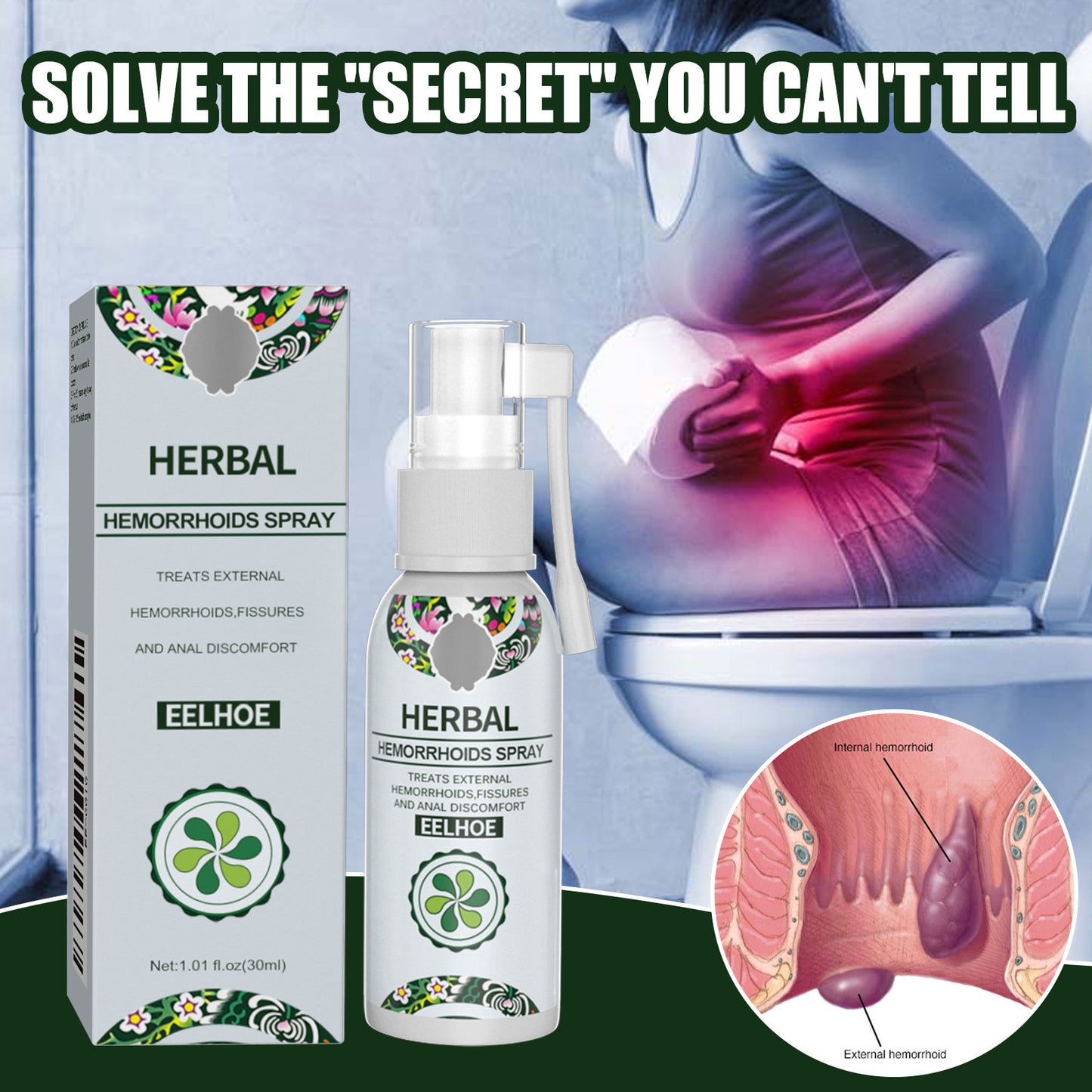 Fifuroes Herbal Treatment Spray Gently Pampers And Nourishes The Body Skin Topical Treatment Spray