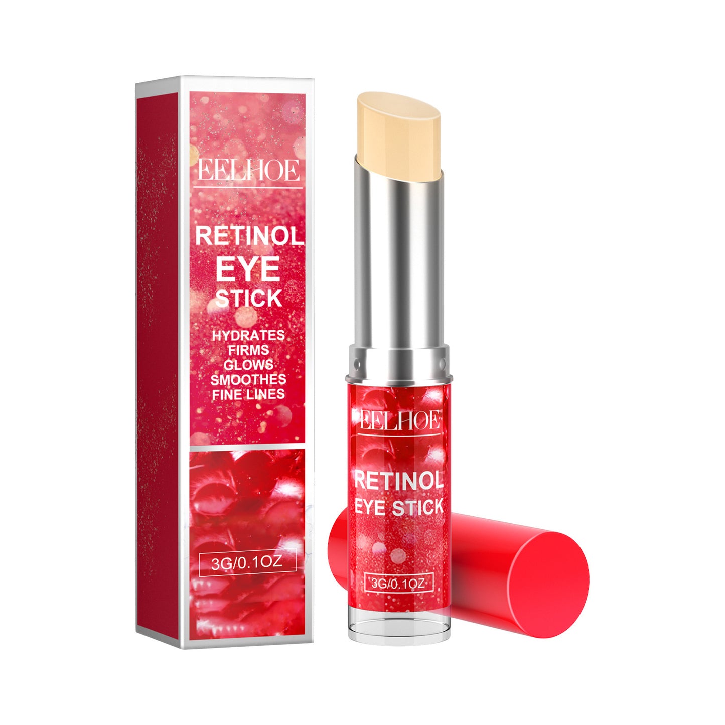 Fifuroes Retinol Eye Stick, Moisturize Eye Skin To Improve Eye Fade Out Fine Lines, Crow's Feet Wrinkles