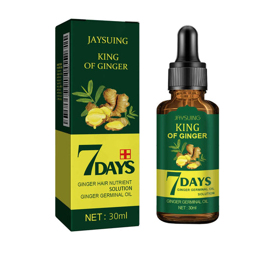 Fifuroes Ginger Hair Care Essential Oil Refreshing And Nourishing Scalp Follicles And Strengthening Hair Nutrition Solution