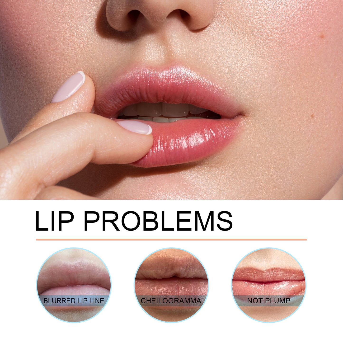 Fifuroes Peel Lip Liner, Plump Lip Lines Show Lip Color Without Makeup Peeling Lip Liner