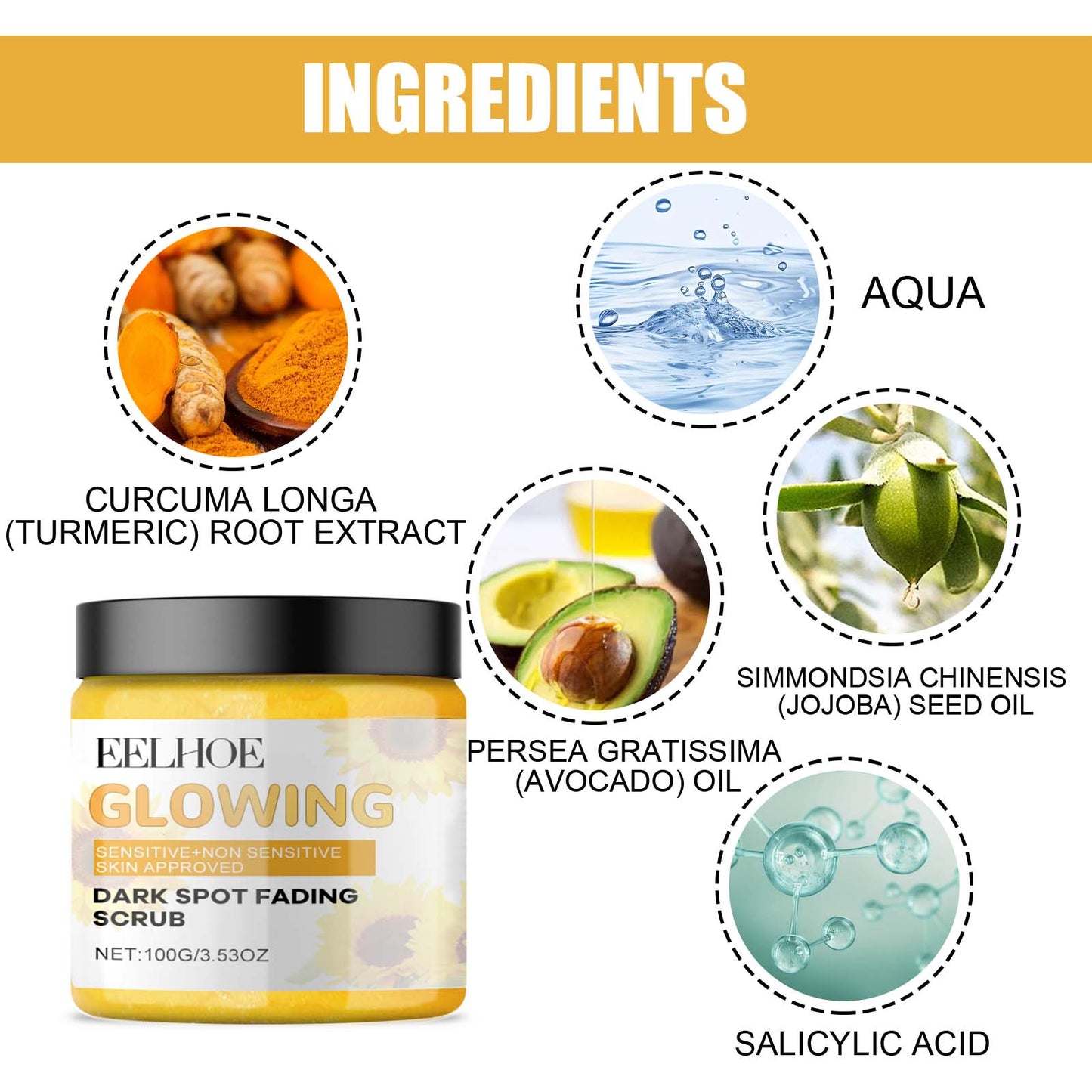 Fifuroes Turmeric Skin Care Set Hydrating Moisturizing Cleanser Refreshing Oil Control Subtle Lines Nourishing Cleansing Set
