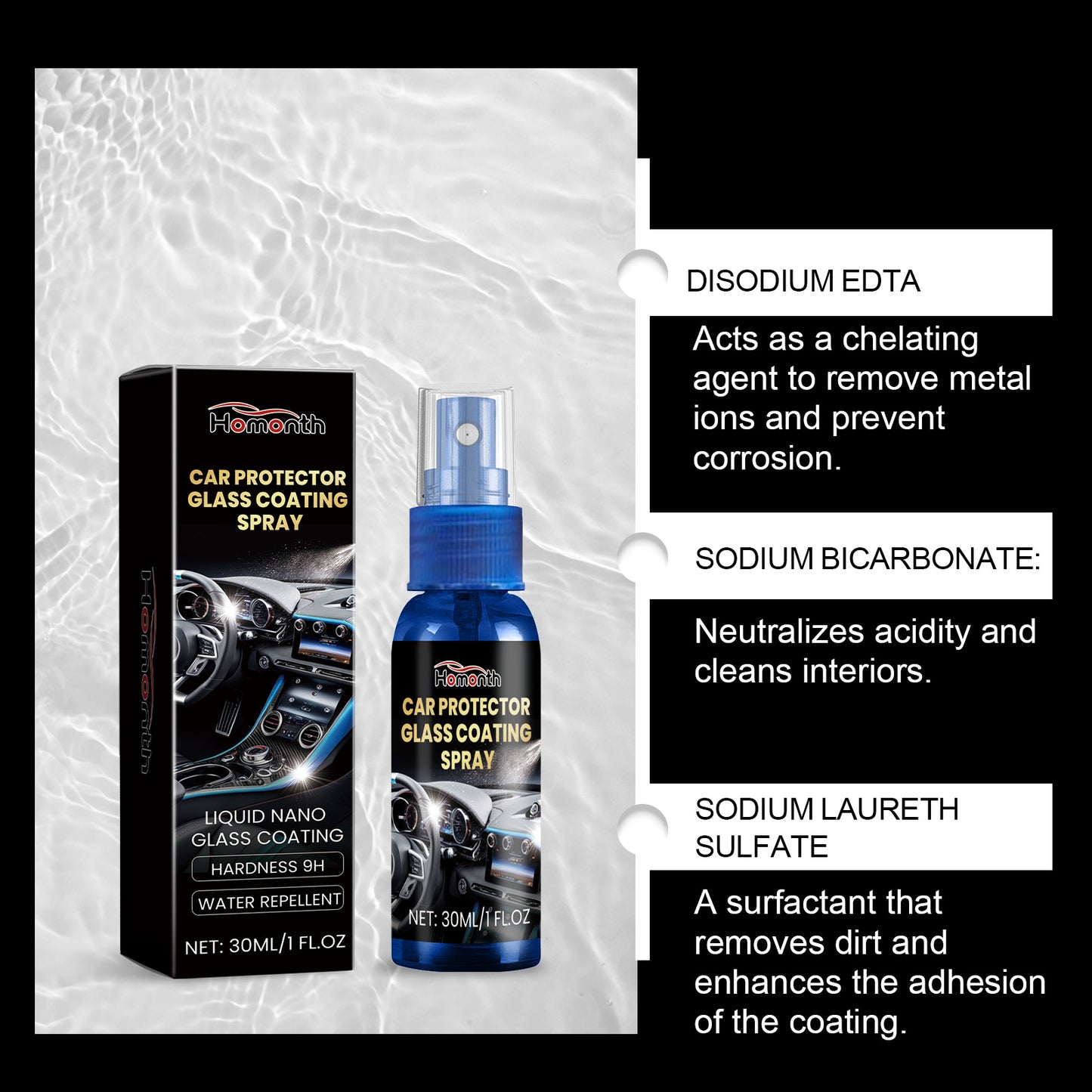 Fifuroes Automotive Interior Repair Fluid, Automotive Interior Multi-Functional Cleaning Instrument Table Decontamination Renovation Repair