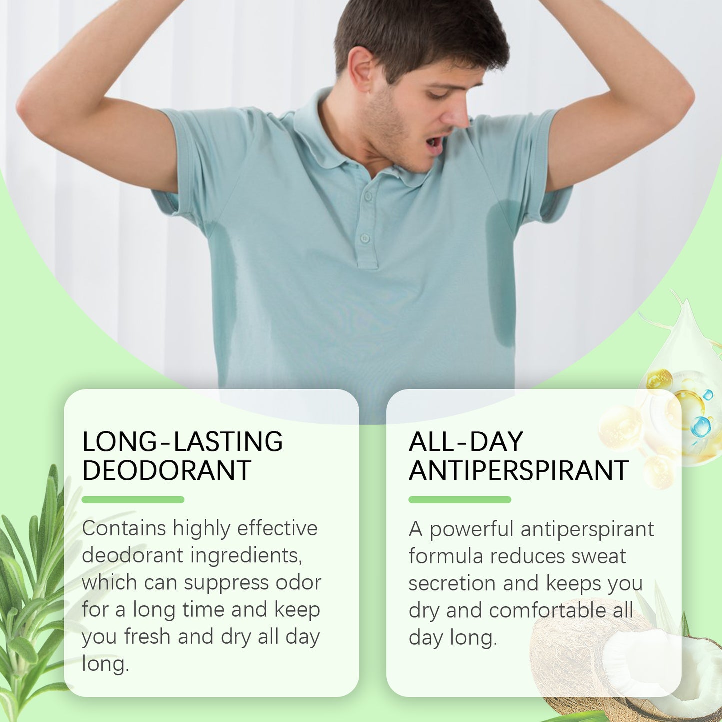 Fifuroes Underarm Treatment Spray, Lasting Fragrance Improve Body Odor Underarm Odor Clean And Moisturizing Body Care