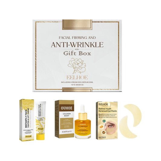 Fifuroes Facial Skin Care Gift Box, Moisturizing And Moisturizing Face And Eye Skin Rejuvenation Care And Lotion Set