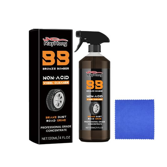 Fifuroes Car Wheel Cleaner, Car Tire Retread Rust Removal Polishing Stain Remover