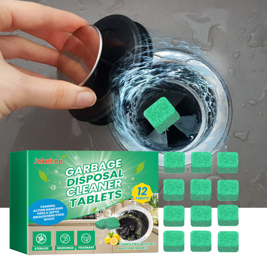 Fifuroes Garbage Disposal Cleaning Block, Kitchen Food Waste Disposal Agent Pipeline Cleaning Block
