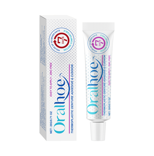 Fifuroes Denture Adhesive Thermoplastic Denture Adhesive Holds Dentures For Increased Comfort