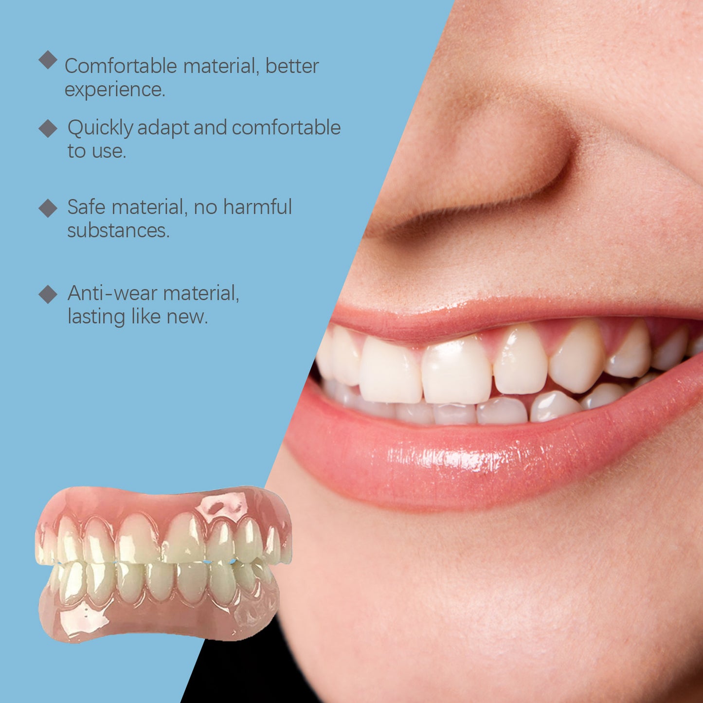 Fifuroes Cosmetic Denture Braces Cosmetic Dental Cosmetic Kit