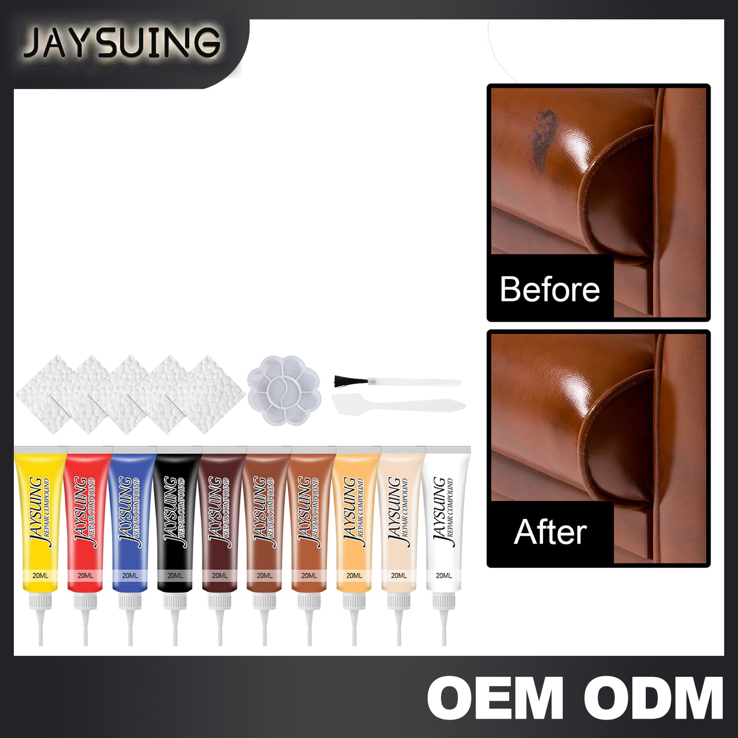 Fifuroes Leather Toner, Leather Coat Leather Shoe Stain Car Leather Seat Leather Refurbishment Toner