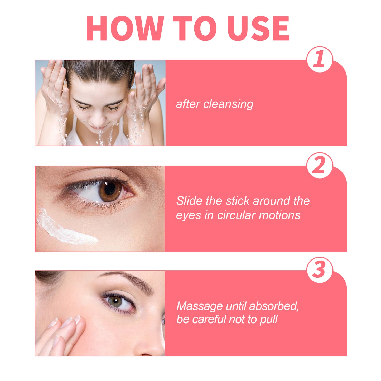 Fifuroes Retinol Eye Cream Stick Firming Fine Lines Repair Eye Skin Tender Skin Moisturizing Eye Cream Around Eye Care