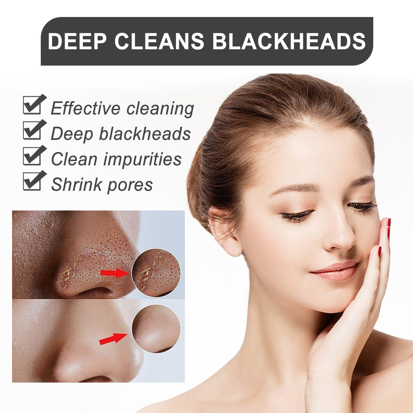 Fifuroes Deep Purifying Pore Banishing Kit, Pore Thinning And Blackhead Remover Moisturizing Essence