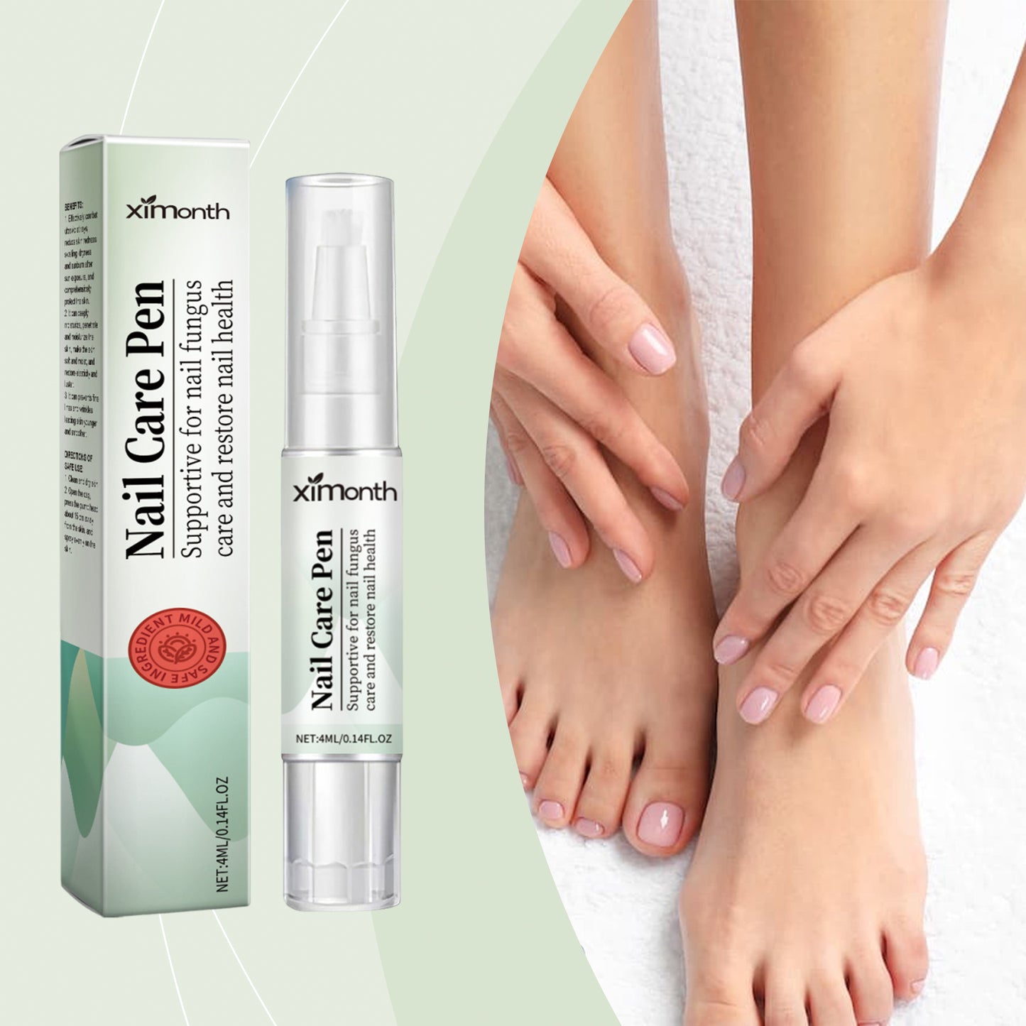 Fifuroes Gray Nail Care Pen Hand And Foot Gray Nail Nutrition Care Bright Nail Nail Thick Toe Care Pen