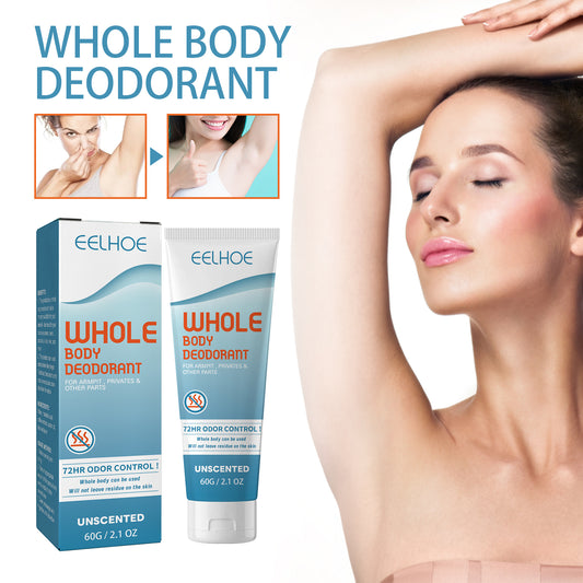 Fifuroes Whole Body Deodorant, Long Lasting Fragrance Clean Body Odor Body Odor Sweat Refreshing Fragrance Care Cream