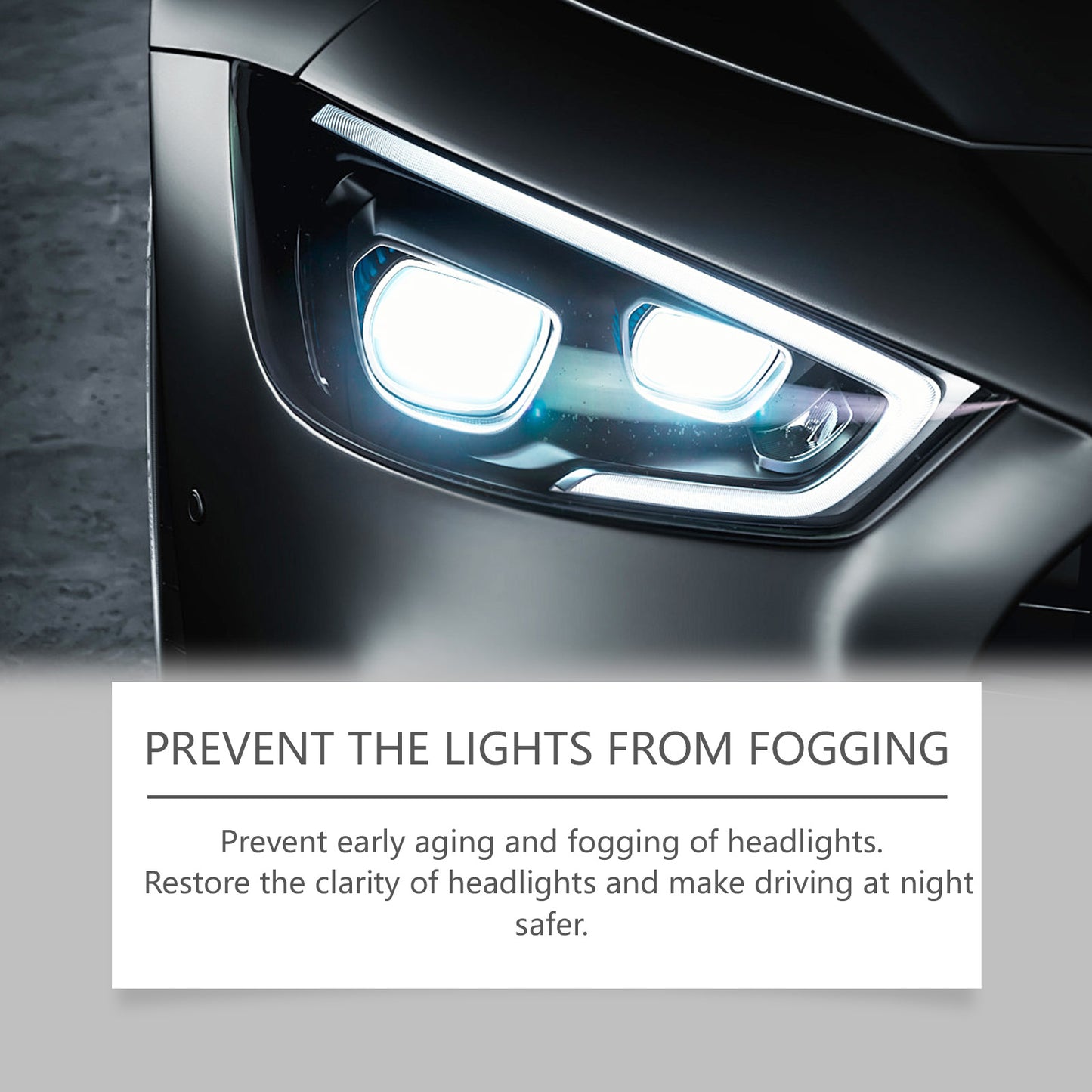 Fifuroes Car Headlight Repair And Polishing Set, Refurbished Coating Maintenance Brightening Lamp Care Set