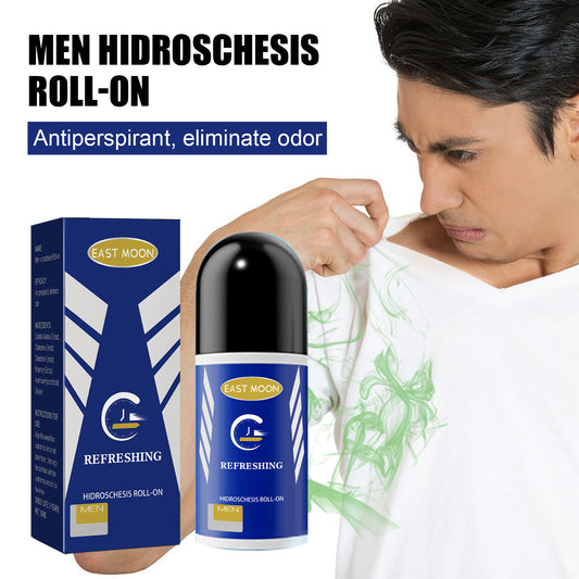 Fifuroes Men's Antiperspirant Roll-On Clean Underarm Sweat Odor Refreshing And Lasting Fragrance Roll-On Perspirant Suppression