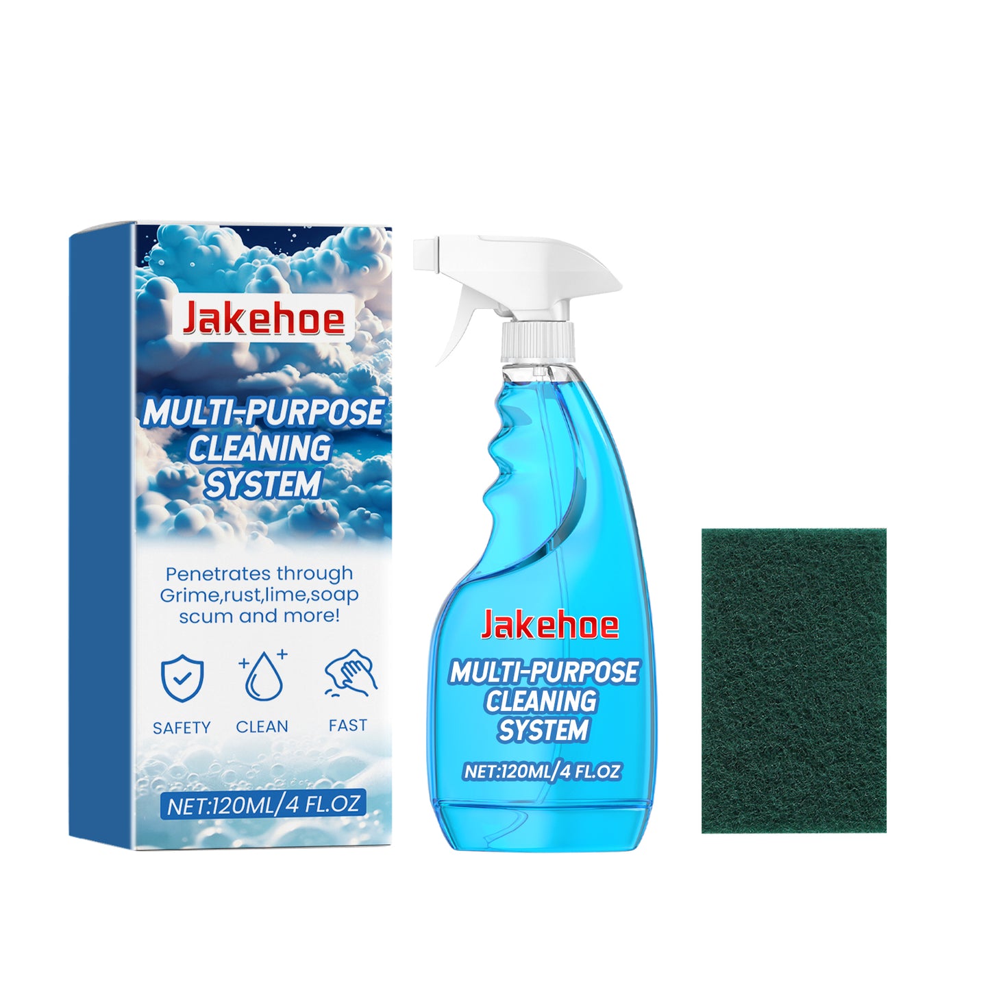 Fifuroes Multi Purpose Cleaning System, Gentle Decontamination Multi-Surface Foam Cleaner For Kitchen Cooktop Cookware