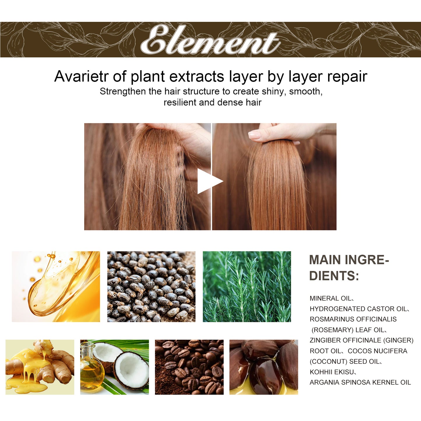 Fifuroes  Rosemary Essential Oil For Hair Care, Gentle And Nourishing Hair Care Oil