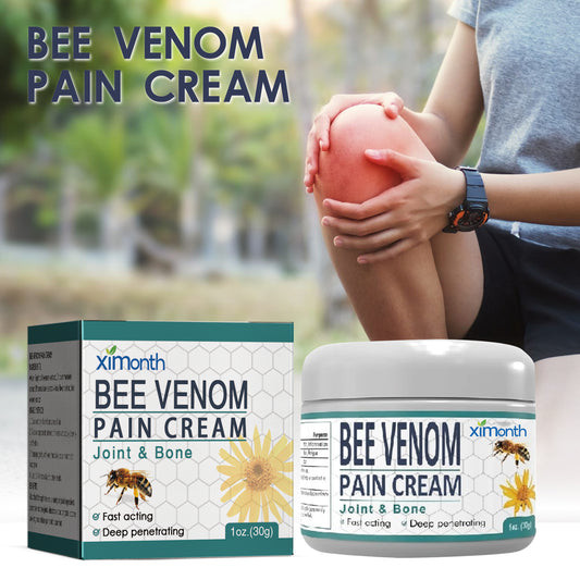 Fifuroes Bee Venom Joint Cream, Relieves Hands Legs Bones Knees Lumbar Spine Sedentary Joint Pain Body Care Cream