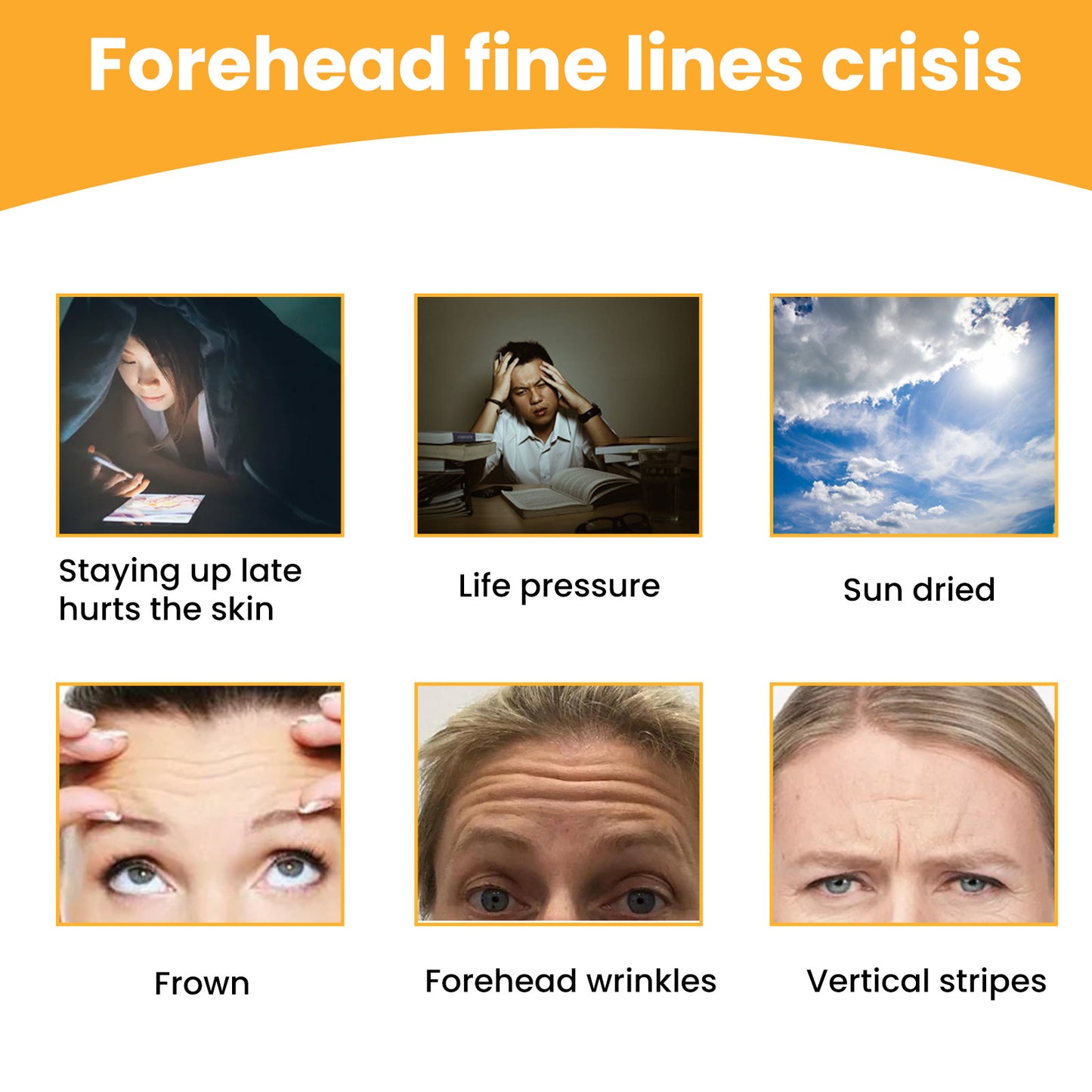 Fifuroes Forehead Wrinkle Patch, Lifts Lightens And Smooths Forehead Wrinkles Facial Skin Forehead Patch