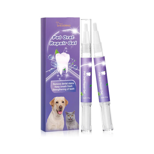 Fifuroes Pet Oral Repair Gel, Deep Cleaning Dog And Cat Tooth Stains Oral Cleaning Care