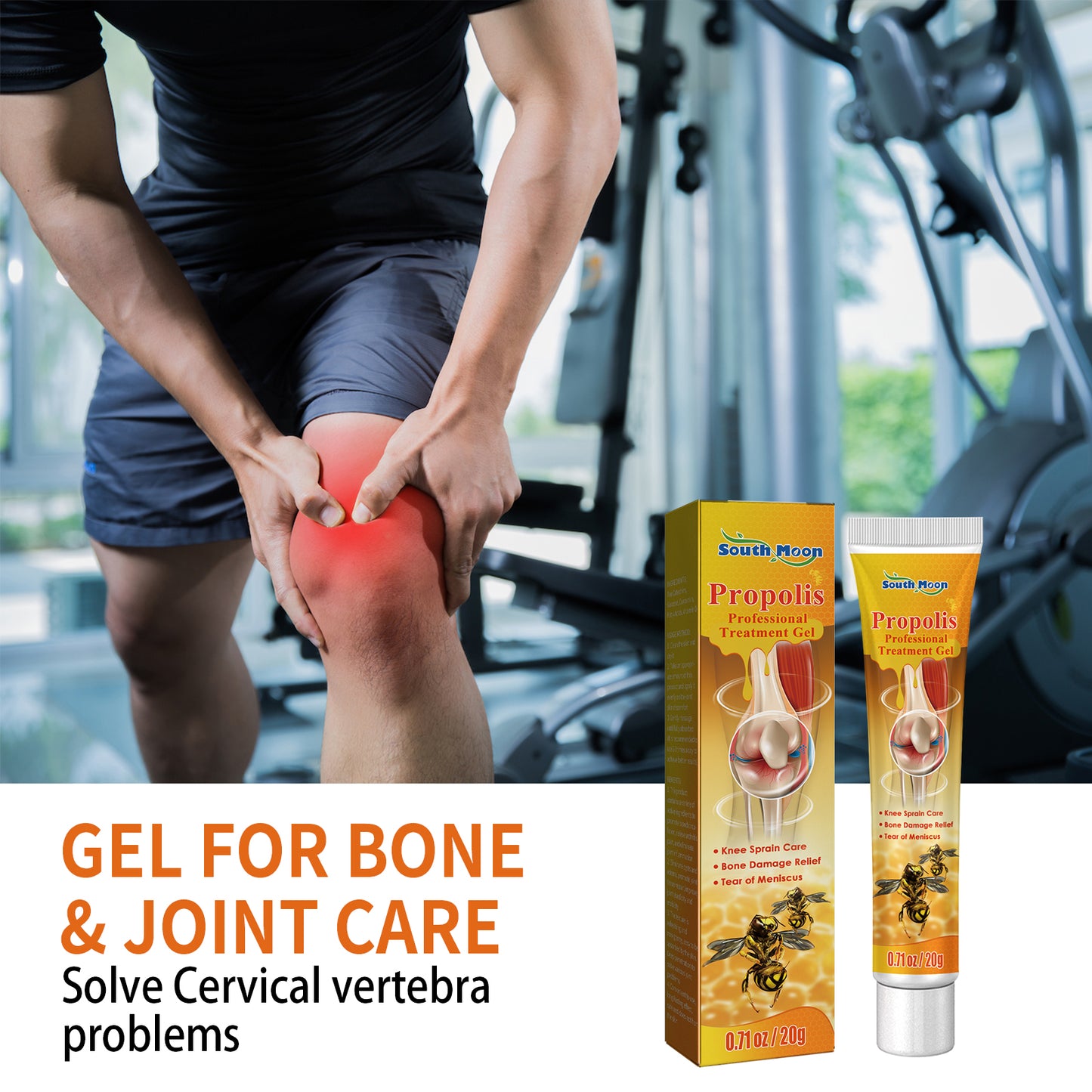 Fifuroes Gel For Bon And Joint Care, Relieve Knee, Lumbar, Shoulder, Neck And Muscle Pain Body Massage Cream