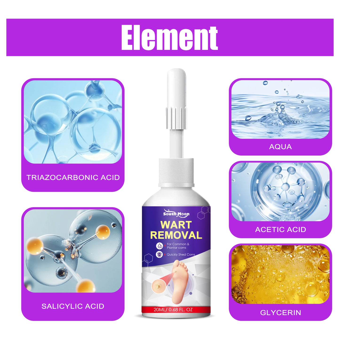 Fifuroes Remove Chicken Eye Lotion Extra Clear Remove Corns Skin Care Chicken Calluses Foot Pad Gram Warts