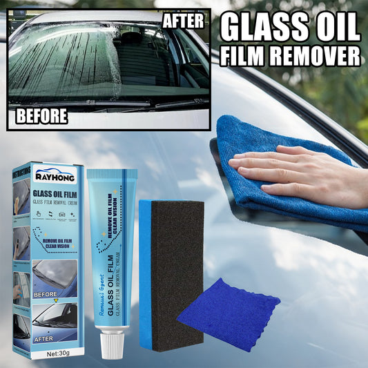 Fifuroes Glass Oil Film Remover Decontamination Rain-Proof Car Front Windshield Window Oil Film Remover