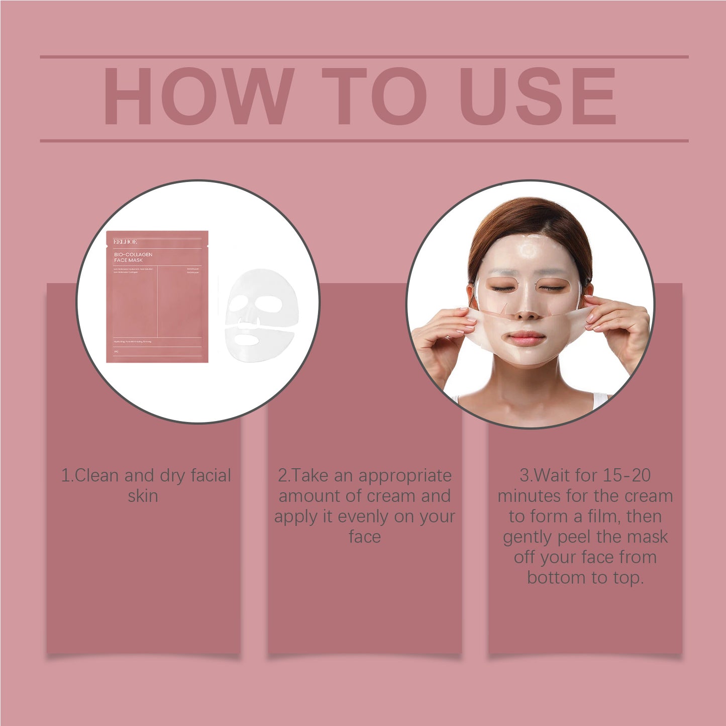 Fifuroes Collagen Mask Facial Treatment Plump And Tender Skin Hydrating Mask