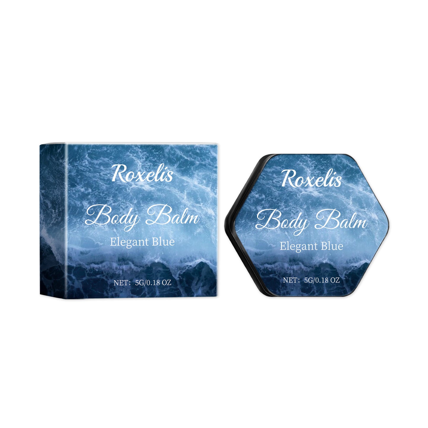Fifuroes Peppermint Blue Perfumed Body Balm Natural And Elegant Body Fragrance Refreshing Long-Lasting Charm Convenient Balm
