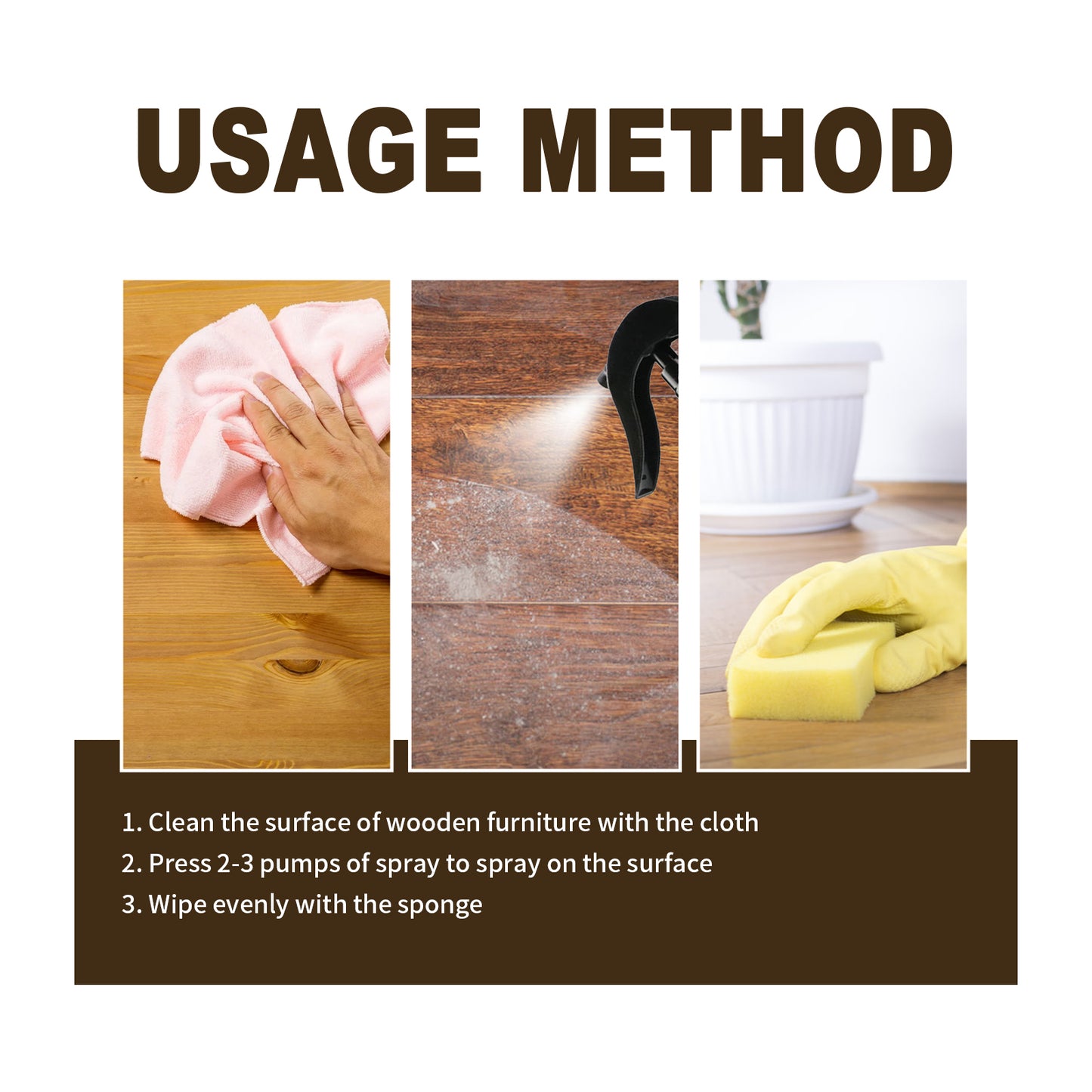 Fifuroes Furniture Beeswax Spray, Furniture Floor Care Polishing Waterproof Anti-Cracking Scratches Refurbished Care Wax